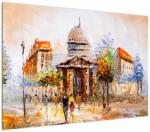 Mivali Tablou - Monument de oraș pictat, dintr-o bucată 100x70 cm (V021996V10070)