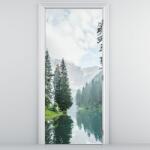 Mivali Fototapet pentru ușă - Lacul montan (D021386D95205)
