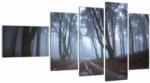 Mivali Tablou - Zi cu ploaie, din cinci bucăți 110x60 cm (V021326V11060)