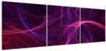 Mivali Tabloul abstract cu linii curbe, din trei bucăți 150x50 cm (V020138V15050)