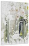 Mivali Tablou - Flori albe, vintage, dintr-o bucată 30x40 cm (V022775V3040)