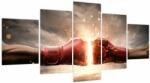 Mivali Tablou - Boxing, din cinci bucăți 150x80 cm (V023957V150805PCS)