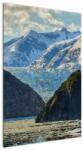 Mivali Tablou cu peisaj cu munții, dintr-o bucată 60x90 cm (V021222V6090)