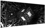 Mivali Tablou cu un cub abstract, dintr-o bucată 200x100 cm (V020830V200100)