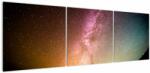 Mivali Tablou - cerul plin de stele, din trei bucăți 150x50 cm (V020292V15050)