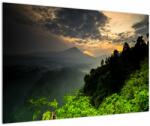 Mivali Tablou - peisaj montan verde, dintr-o bucată 90x60 cm (V020249V9060)