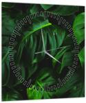 Mivali Tablou cu frunze Monstery (cu ceas), dintr-o bucată 30x30 cm cu ceas (V021591V3030C)