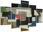 Mivali Tablou - Abstracție cubism, din cinci bucăți 150x105 cm (V023158V150105)