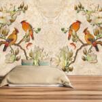 Mivali Fototapet - Păsări, decor marmură, vlies, 343x238 cm (T100865TQ7)