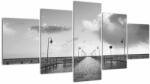 Mivali Tablou - Promenada la mal, din cinci bucăți 150x80 cm (V022591V150805PCS)