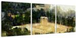 Mivali Tablou - Templul lui Zeus, Atena, Grecia, din trei bucăți 90x30 cm (V022916V9030)