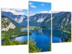 Mivali Tablou - Lacul Hallstatt, Hallstatt, Austria, din trei bucăți 90x60 cm (V023078V90603PCS)