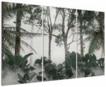 Mivali Tablou - Jungla în ceața dimineții, din trei bucăți 120x80 cm (V022900V120803PCS)