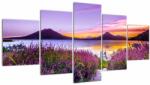 Mivali Tablou cu lac, din cinci bucăți 150x80 cm (V021407V150805PCS)