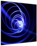 Mivali Tablou cu spirale albastre, dintr-o bucată 70x70 cm (V020815V7070)