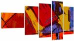 Mivali Tablou cu abstracție, din cinci bucăți 110x60 cm (V021139V11060)