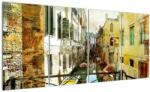 Mivali Tablou - Strada din Veneția, din patru bucăți 160x80 cm (V023244V16080)