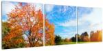 Mivali Tablou - Peisaj de toamnă, din trei bucăți 120x40 cm (V022539V12040)