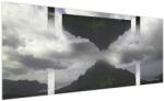 Mivali Tablou - Munții din Islanda, colaj geometric, dintr-o bucată 250x125 cm (V023418V250125)