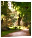 Mivali Tablou pe sticlă cu parc, dintr-o bucată 30x30 cm pe sticlă (V020213V3030GD)