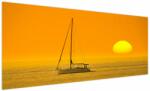 Mivali Tablou - Barca în mijlocul mării, dintr-o bucată 250x125 cm (V022634V250125)