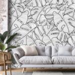 Mivali Fototapet - Frunze de monstera, vlies, 196x136 cm (T100918TQ4)