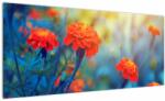 Mivali Tablou - Flori portocalii, dintr-o bucată 100x40 cm (V022359V10040)