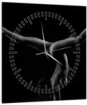 Mivali Tablou - Gimnasta nud în întuneric (cu ceas), dintr-o bucată 30x30 cm cu ceas (V023080V3030C)