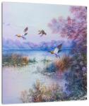 Mivali Tablou - Sosirea toamnei, pictură în ulei, dintr-o bucată 30x30 cm (V023324V3030)