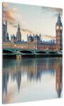 Mivali Tablou - Houses of Parliament din Londra, dintr-o bucată 50x70 cm (V021941V5070)