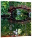 Mivali Tablou pe sticlă cu râu, dintr-o bucată 30x30 cm pe sticlă (V020449V3030GD)