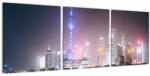 Mivali Tabloul Shangai nocturn, din trei bucăți 90x30 cm (V020073V9030)
