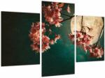 Mivali Tablou - Sakura în luna plină, din trei bucăți 90x60 cm (V023869V90603PCS)