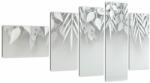 Mivali Tablou - Frunze de plasitic, din cinci bucăți 110x60 cm (V022998V11060)