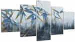Mivali Tablou - Bambus pe perete, din cinci bucăți 150x80 cm (V022875V150805PCS)