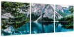 Mivali Tablou - Lac în Alpi, din trei bucăți 90x30 cm (V022552V9030)