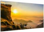 Mivali Tablou - Ceața de dimineață în vale, dintr-o bucată 120x70 cm (V022697V12070)