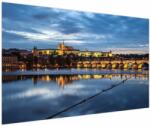 Mivali Tablou cu palatul din Praga și podul lui Carol, dintr-o bucată 150x100 cm (V020970V150100)