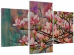 Mivali Tablou - Pictură în ulei, Sakura în floare, din trei bucăți 90x60 cm (V022819V90603PCS)