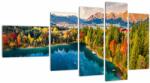 Mivali Tablou - Lacul Urisee, Austria, din cinci bucăți 110x60 cm (V022903V11060)
