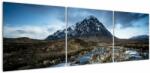 Mivali Tablou cu munții și tigrul, din trei bucăți 150x50 cm (V021215V15050)