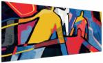 Mivali Tablou - Abstract bărbați, dintr-o bucată 250x125 cm (V022854V250125)