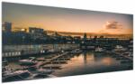 Mivali Tablou - orașul port, dintr-o bucată 200x100 cm (V020226V200100)