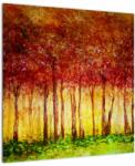 Mivali Tablou - Pictura pădurii cu frunziș, dintr-o bucată 50x50 cm (V021984V5050)
