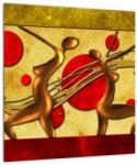 Mivali Tablou abstract cu două femei, dintr-o bucată 40x40 cm (V022071V4040)