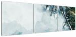 Mivali Tablou - Palmier lângă mare, din trei bucăți 150x50 cm (V023002V15050)