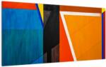 Mivali Tablou pe sticlă - Geometrie, dintr-o bucată 100x50 cm pe sticlă (V022409V10050GD)