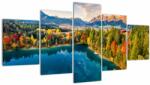 Mivali Tablou - Lacul Urisee, Austria, din cinci bucăți 150x80 cm (V022903V150805PCS)