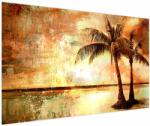 Mivali Tablou - Palmieri pe plajă, dintr-o bucată 150x100 cm (V023254V150100)