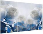Mivali Tablou - Trandafir alb, din trei bucăți 120x80 cm (V023934V120803PCS)
